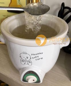 Chưng tổ yến sào với nồi điện