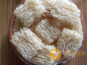 Yến vụn tinh chế dạng vuông